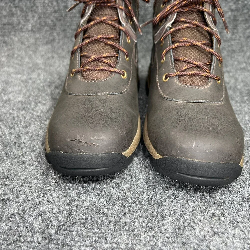 Timberland Mt. Maddsen Mid Boots Boy's‎ 5 Brown Leather Waterproof Hiking Shoes